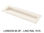 Plan vasque, bassin incliné grand taille 85 cm : L 100 à 201 x P 40 à 51 cm, finition lisse mate, 10 couleurs au choix, , résine Akrytan® teinté dans la masse, Livraison Offerte.